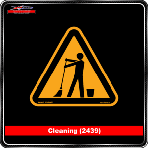 Product Background - Safety Signs - Cleaning 2439