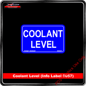 Product Background - Safety Signs - Coolant Level