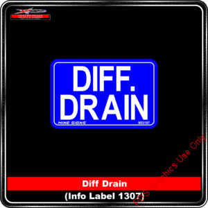 Product Background - Safety Signs - Diff Drain