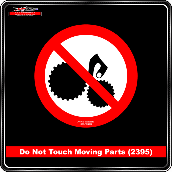 Do Not Touch Moving Parts (Pictogram 2395)