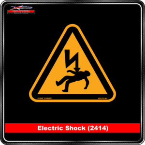 Product Background - Safety Signs - Electric Shock 2414