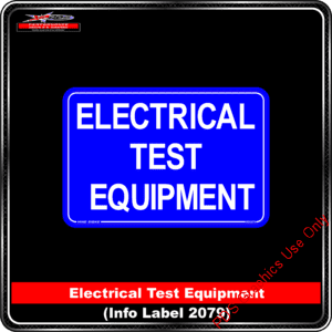 Product Background - Safety Signs - Electrical Test Equipment