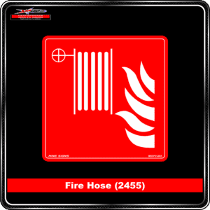 Product Background - Safety Signs - Fire Hose 2455