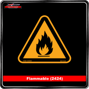 Product Background - Safety Signs - Flammable 2424