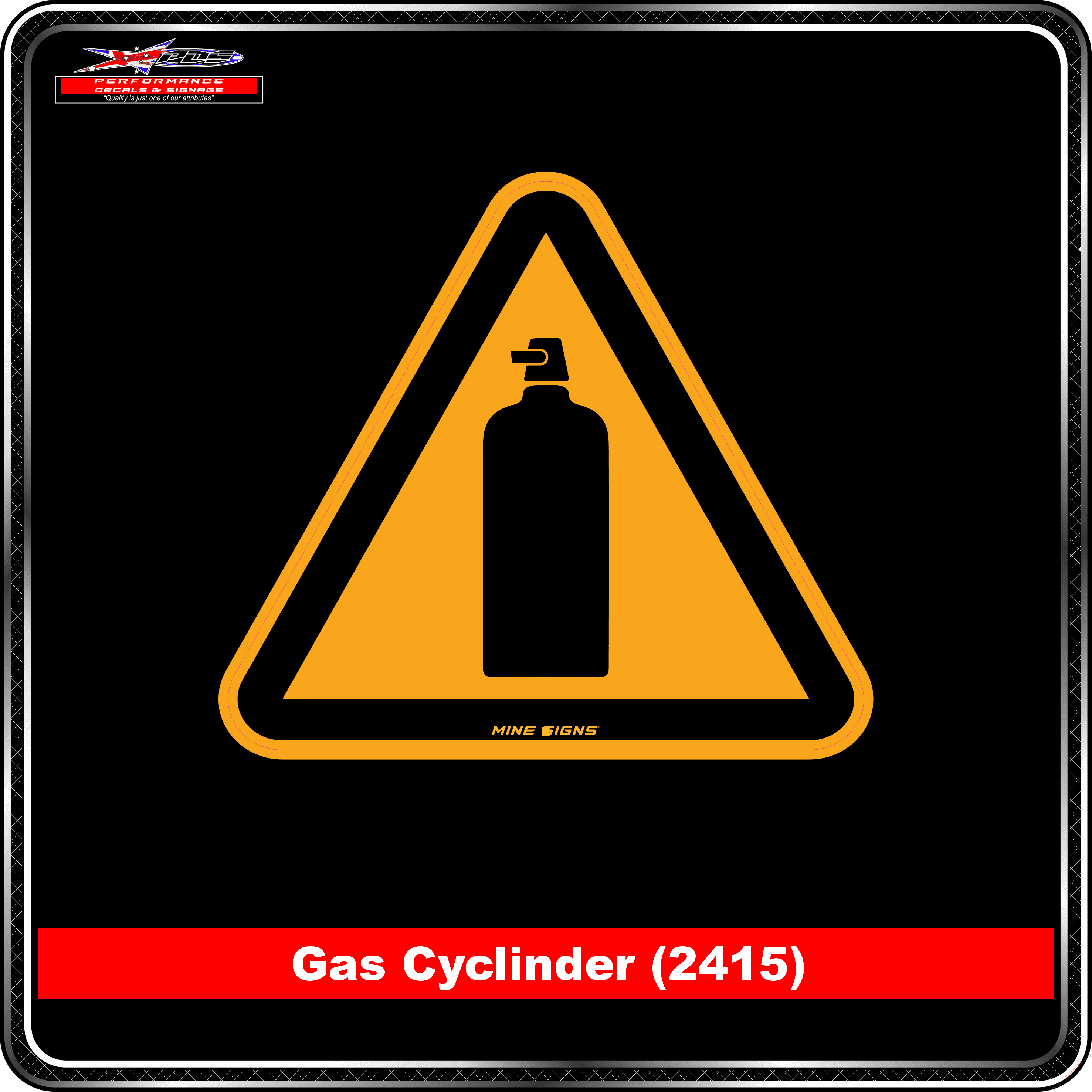 gas cylinder pictogram