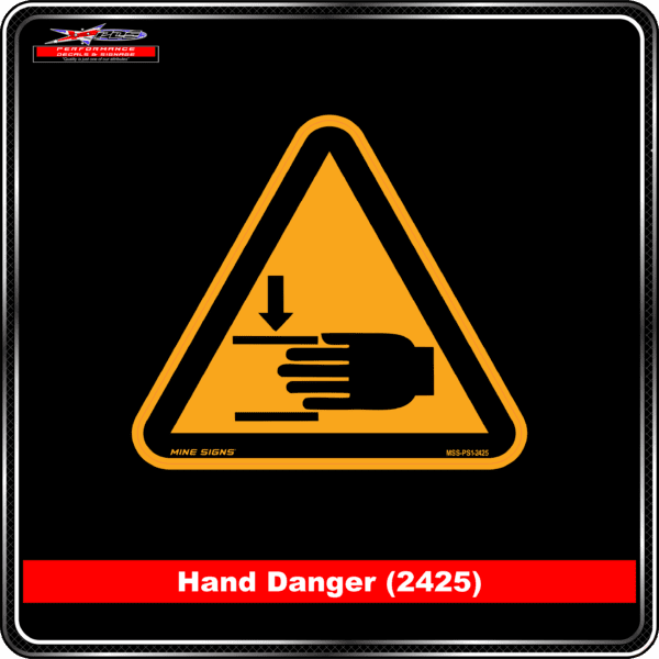 Hand Danger (Pictogram 2425)