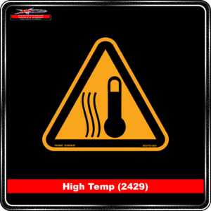 High Temp (Pictogram 2429) Warning Sign