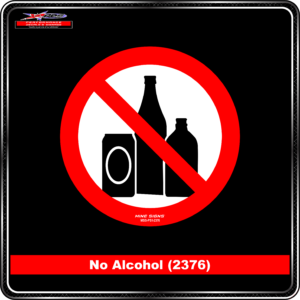 Product Background - Safety Signs - No Alcohol 2376