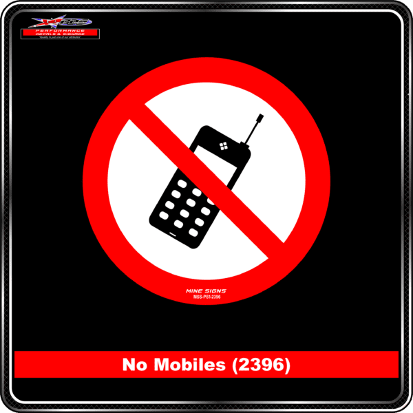 No Mobiles (Pictogram 2396)