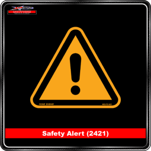 Product Background - Safety Signs - Safety Alert 2421
