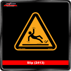 Product Background - Safety Signs - Slip 2413