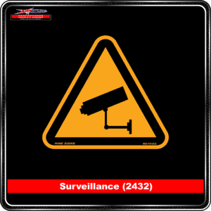 Product Background - Safety Signs - Surveillance 2432
