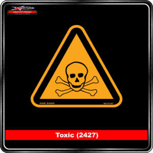 Product Background - Safety Signs - Toxic 2427