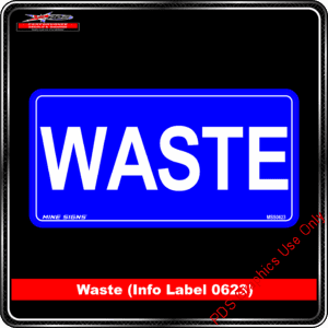 Product Background - Safety Signs - Waste 0623