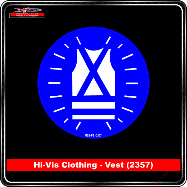 Mandatory Signs - Circles - High Vis - Clothing -Vest 2357