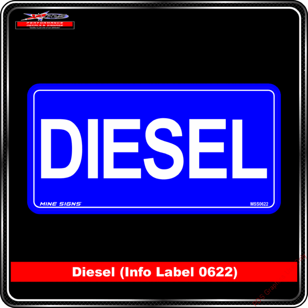 Product Background - Safety Signs - Diesel 0622