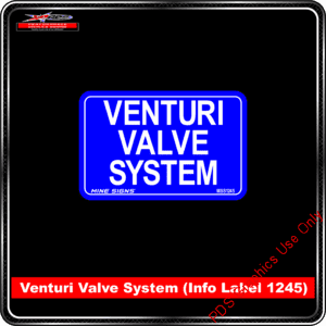 Product Background - Safety Signs - Venturi Valve System