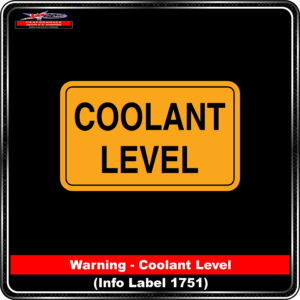 Coolant Level (Info Label 1751)