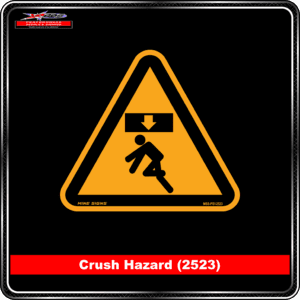 Product Background - Safety Signs - Crush Hazard 2523