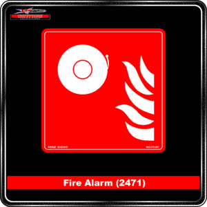 Product Background - Safety Signs - Fire Alarm 2471