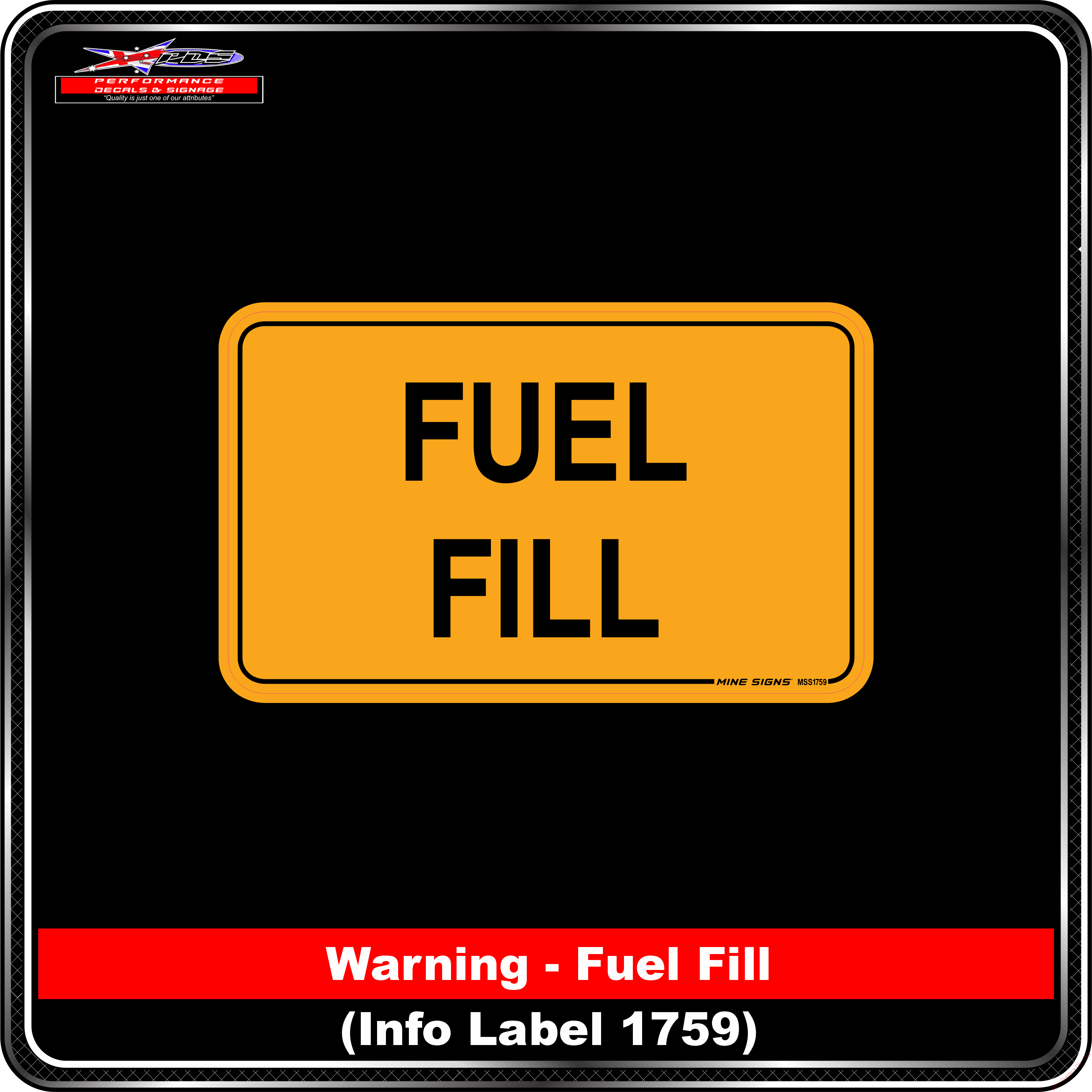 Fuel Fill (Info Label 1759)