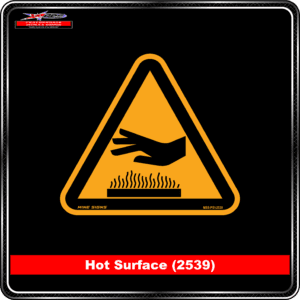 Product Background - Safety Signs - Hot Surface 2539