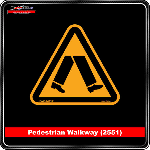 Pedestrian Walkway (Pictogram 2551)