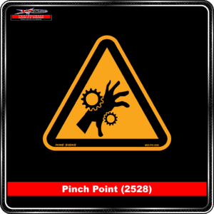 Product Background - Safety Signs - Pinch Point 2528