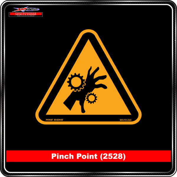 Product Background - Safety Signs - Pinch Point 2528