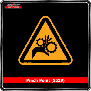 Product Background - Safety Signs - Pinch Point 2529