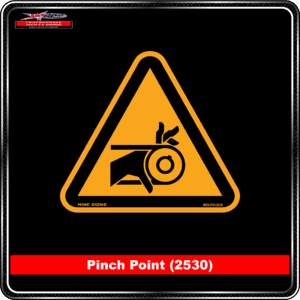Product Background - Safety Signs - Pinch Point 2530