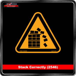 Product Background - Safety Signs - Stack Correctly 2546