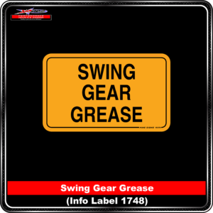 Swing Gear Grease (Info Label 1748)