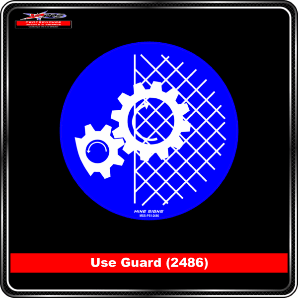 Product Background - Safety Signs - Use Guard 2486