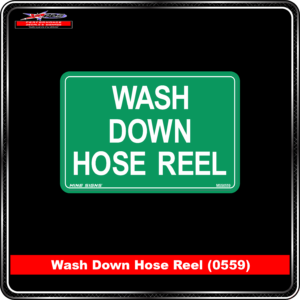 Product Background - Safety Signs - Wash Down Hose Reel 0559