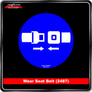 Wear Seat Belt (Pictogram 2487)