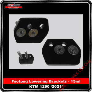 Product Background - Footpeg lowering brackets 15ml km 1290