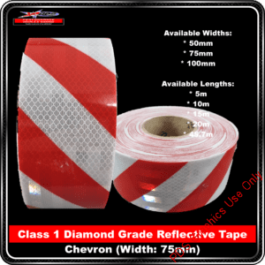 Product Backgrounds - Tape - 3M FYG Tape Red White Chevron Left 75