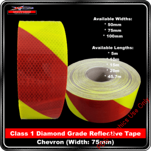Product Backgrounds - Tape - 3M FYG Tape Yellow Red Chevron 75 LEFT