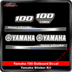 Product Background - Yamaha 100 Outboard Sticker