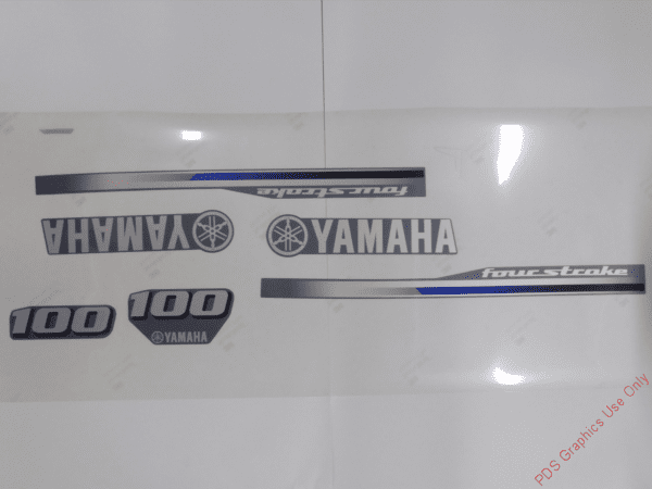 Yamaha 100 Outboard Sticker 3