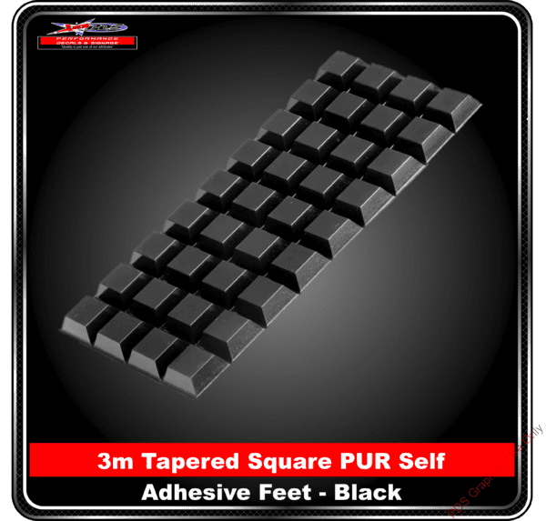 3M™ Bumpon™ Protective Products 3M Tapered Square PUR Self Adhesive Feet