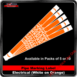 Electrical (White on Orange)