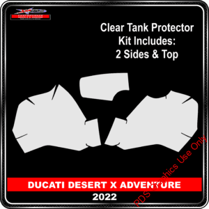 Ducati Desert X Adventure 2022 Clear Tank Protector