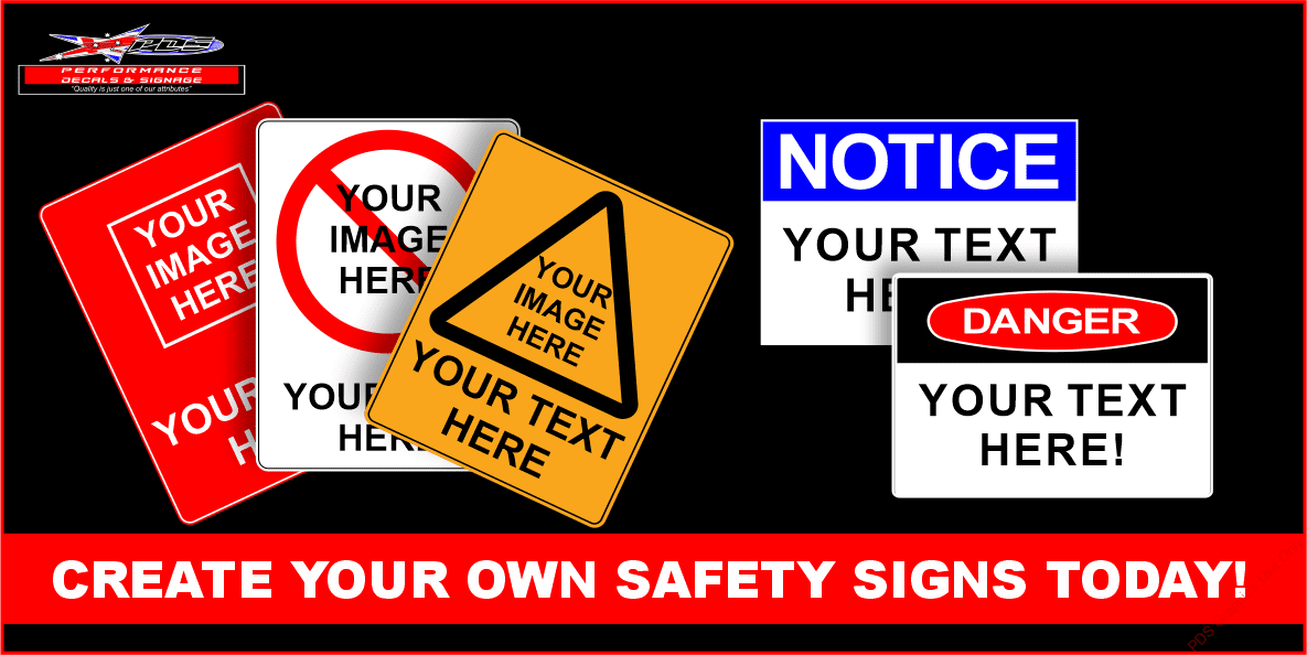 Custom OSHA Warning Label