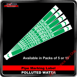 Pipe Markers - Polluted Water