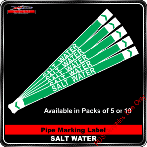 Pipe Markers - Salt Water