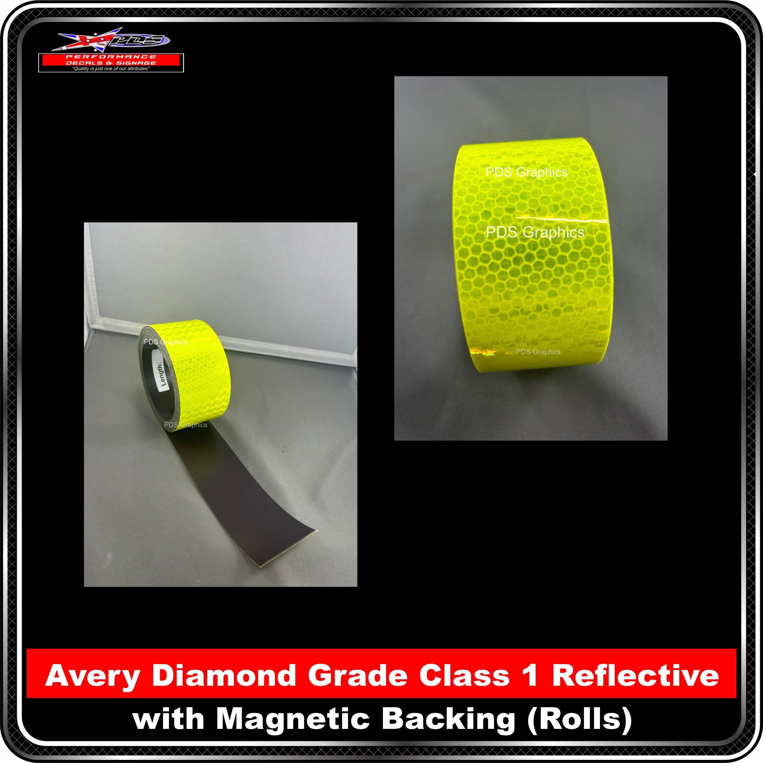 Avery Diamond Grade Class 1 Reflective with Magnetic Backing (Rolls)