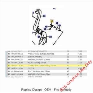 Suzuki RGV 250 K-L 1988 1990 Mounts 2